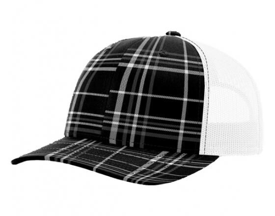 【売れ筋】 Richardson 112 Plaid Printed Hats ウォーキング・ランニングウェア